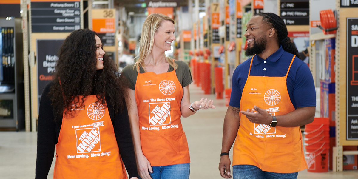 The Home Depot: offers several job opportunities